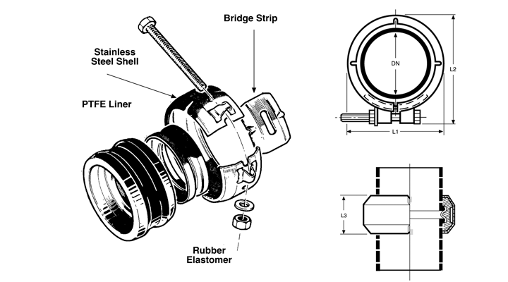 Glass Condensate Trap Couplings