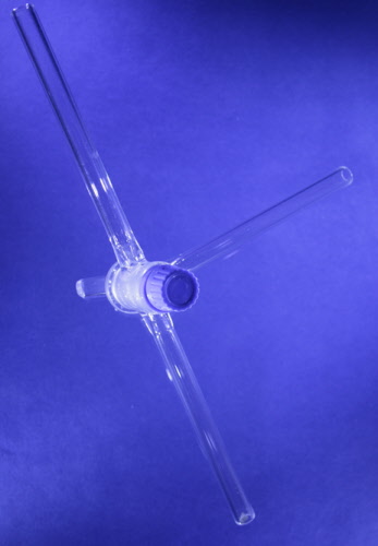 T Bore Stopcocks, Borosilicate Glass, Glass Key - SGL Scientific Glass Laboratories 