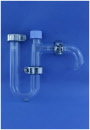 Glass Condensate Traps - S Trap - Vertical Inlet / Horizontal Outlet