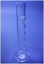 Glass Foot Measuring Cylinders, Hexagonal Base, Borosilicate Glass, Class B - SGL Scientific Glass Laboratories