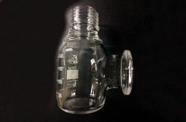Reagent Bottle with Side Arm - SGL Laboratory Glassware