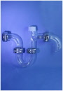 Glass Condensate Traps - S Trap - Horizontal Inlet / Outlet