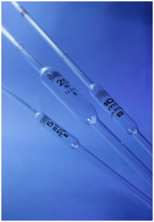 Bulb Pipettes, Class 'B' Soda Glass, One Mark