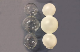 Triple Glass Globes - SGL Laboratory Glassware